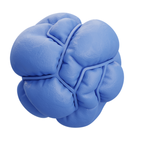 Tied Balloon Neon  3D Icon
