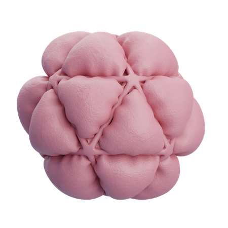 Tied Balloon Neon  3D Icon