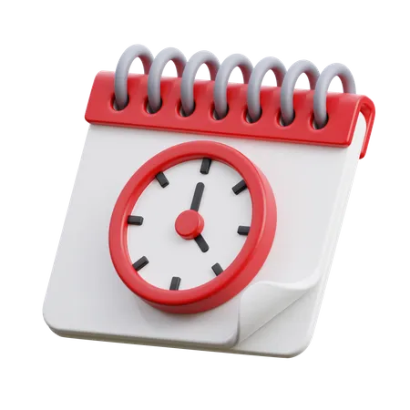 Calendario Y Gestion Del Tiempo 3D Icon