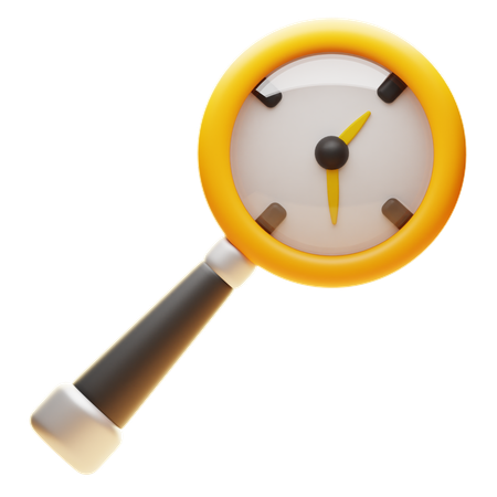 Tiempo de búsqueda 3D Icon