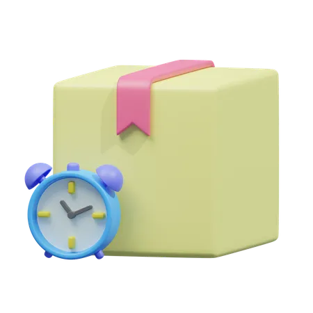 El tiempo de entrega  3D Icon