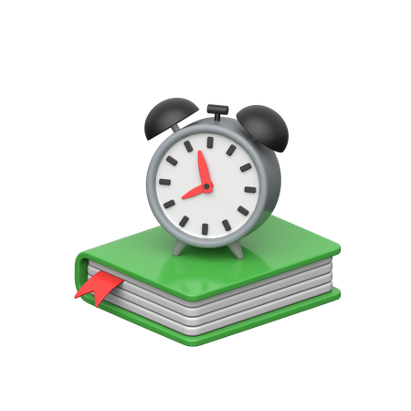 Tiempo de estudio  3D Icon