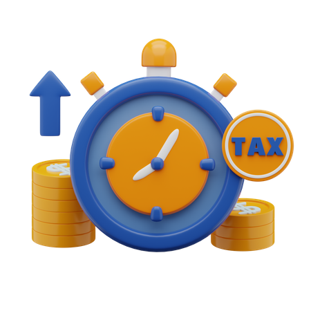 Tiempo de impuestos  3D Icon
