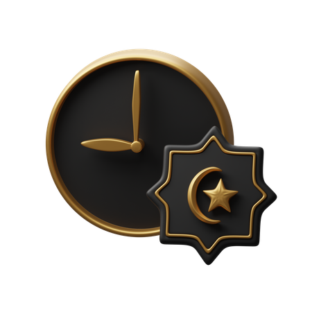 Hora de ramadán  3D Icon