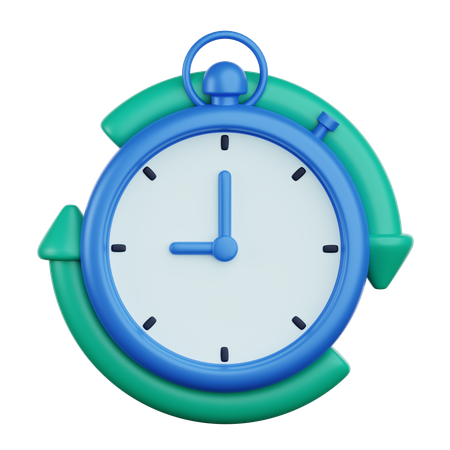 Repetir el tiempo  3D Icon