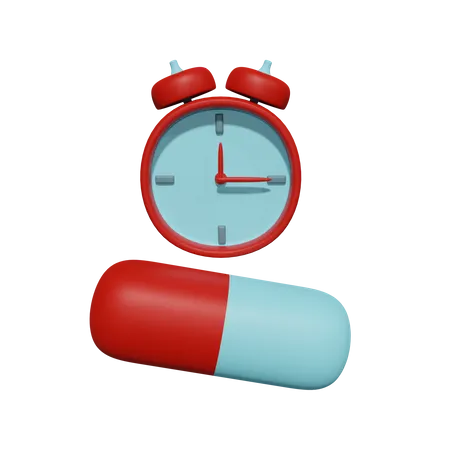 Hora de tomar medicamentos  3D Icon