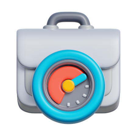 Tiempo de trabajo  3D Icon