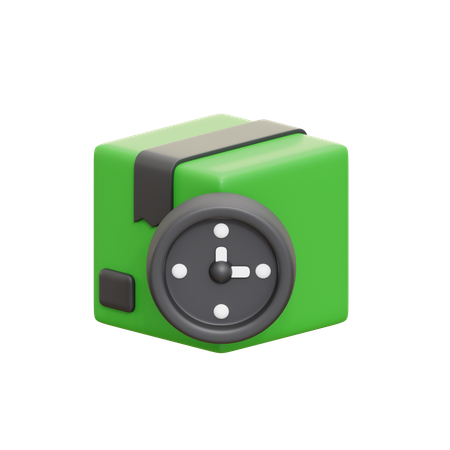 Tiempo del paquete  3D Icon