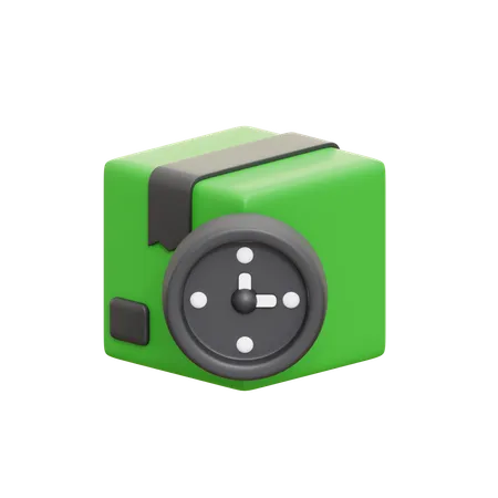 Tiempo del paquete  3D Icon