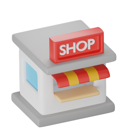 Comercio  3D Icon