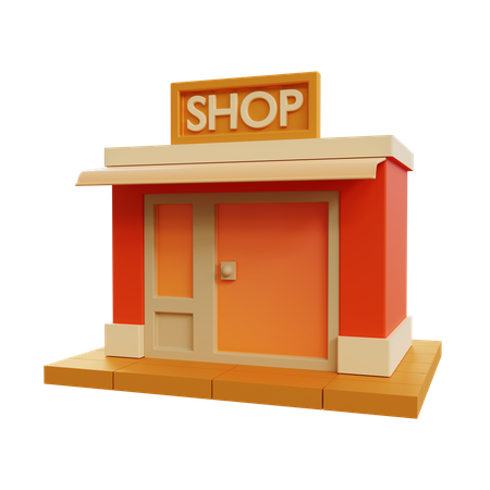 Comercio  3D Icon