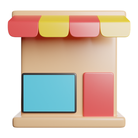 Almacenar  3D Icon