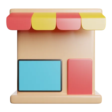 Almacenar  3D Icon