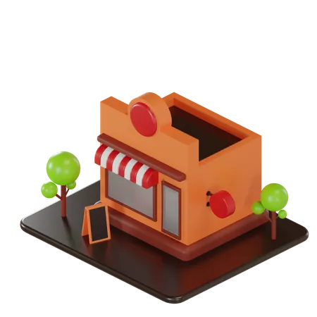 Almacenar  3D Illustration