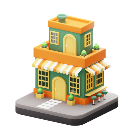 Comercio  3D Icon