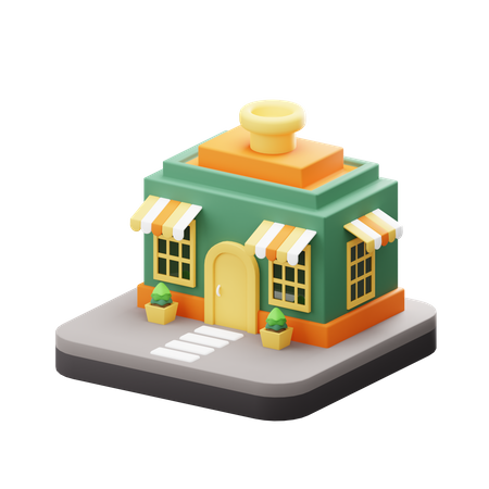 Comercio  3D Icon