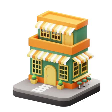 Comercio  3D Icon