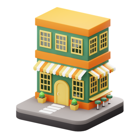 Comercio  3D Icon