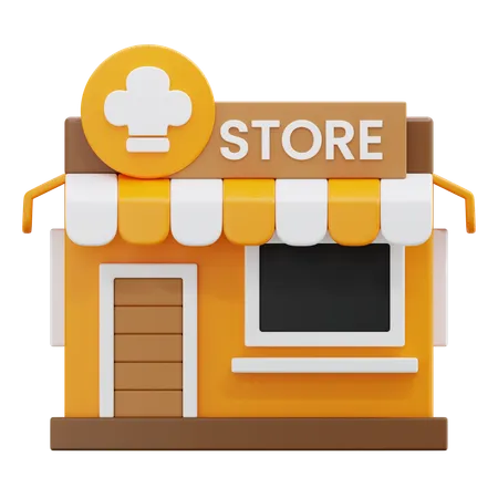 Tienda de alimentación  3D Icon