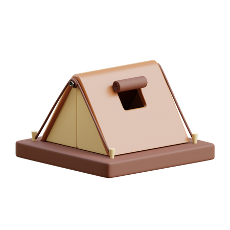 Carpa para camping  3D Icon