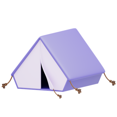 Carpa para camping  3D Icon