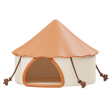 Carpa para camping  3D Icon