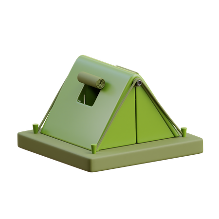 Carpa para camping  3D Icon