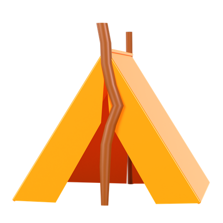 Carpa para camping  3D Icon