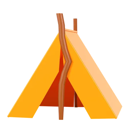 Carpa para camping  3D Icon