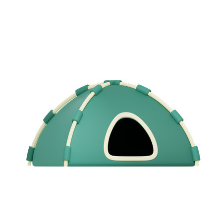 Carpa para camping  3D Icon