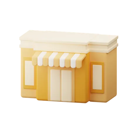 Tienda de comestibles  3D Icon