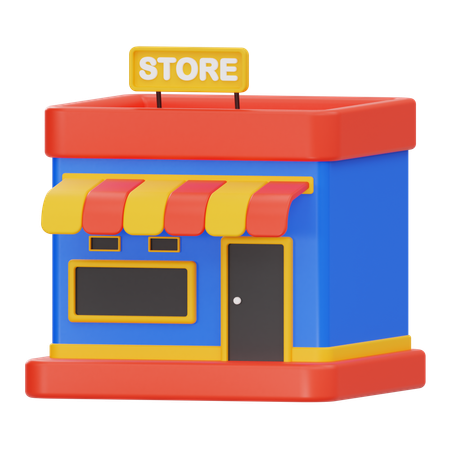 Tienda  3D Icon