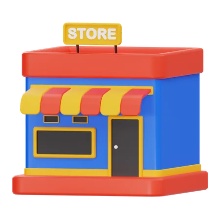 Tienda  3D Icon