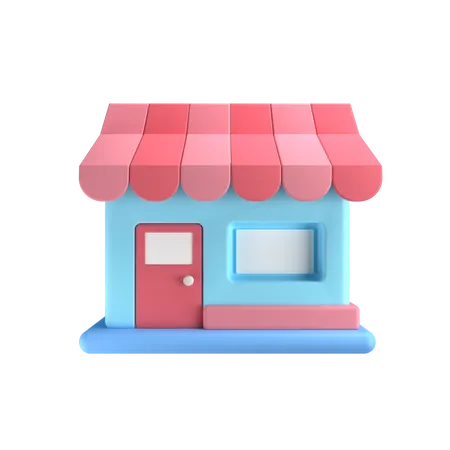 Tienda  3D Illustration