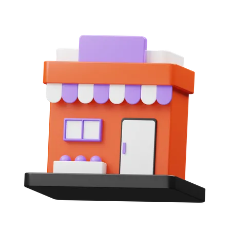 Tienda  3D Illustration