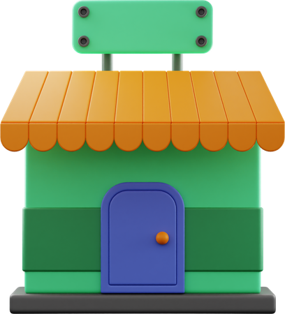 Tienda  3D Illustration