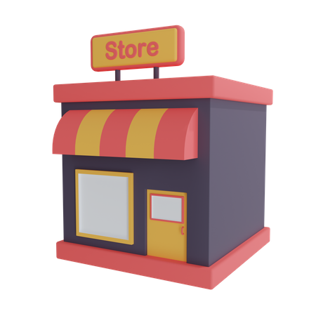 Tienda  3D Icon