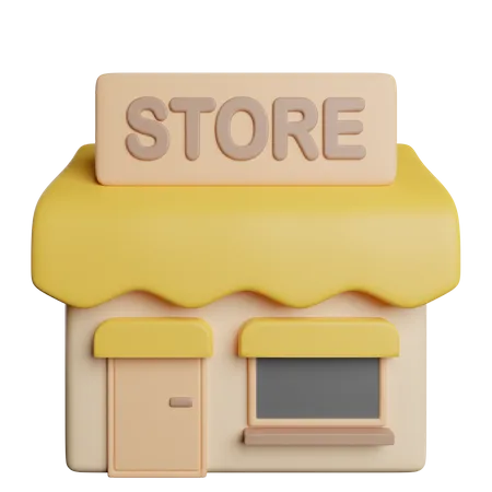 Tienda  3D Icon