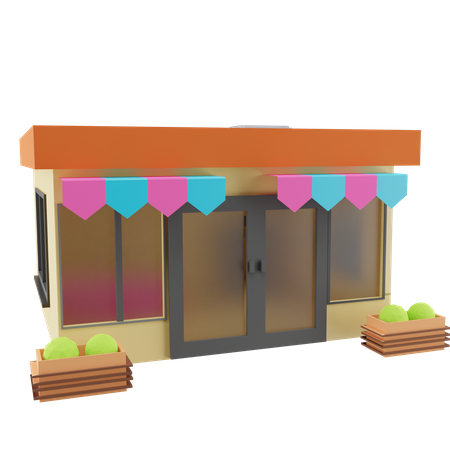 Tienda  3D Icon