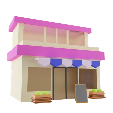 Tienda  3D Icon