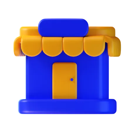 Tienda  3D Icon