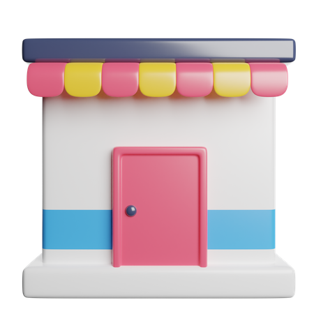 Tienda  3D Icon