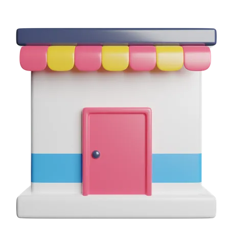 Tienda  3D Icon