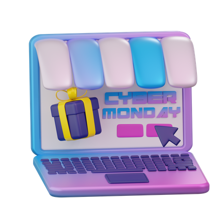 Tienda de escritorio  3D Icon