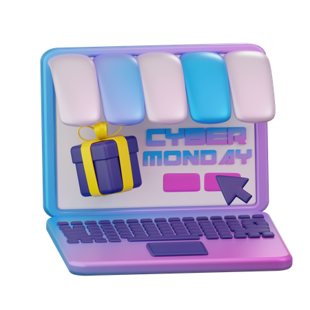 Tienda de escritorio  3D Icon