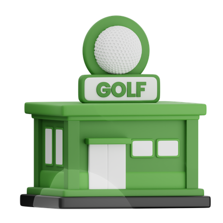 Tienda de golf  3D Icon