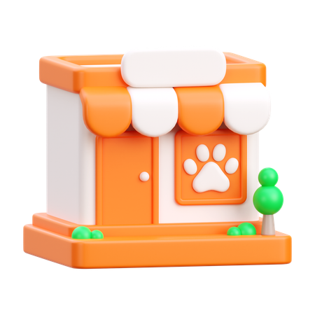 La tienda de animales  3D Icon