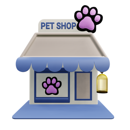 La tienda de animales  3D Icon