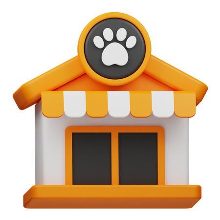 La tienda de animales  3D Icon