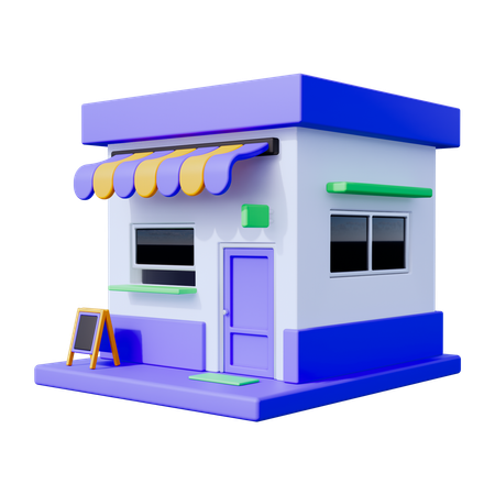 Tienda de negocios  3D Icon